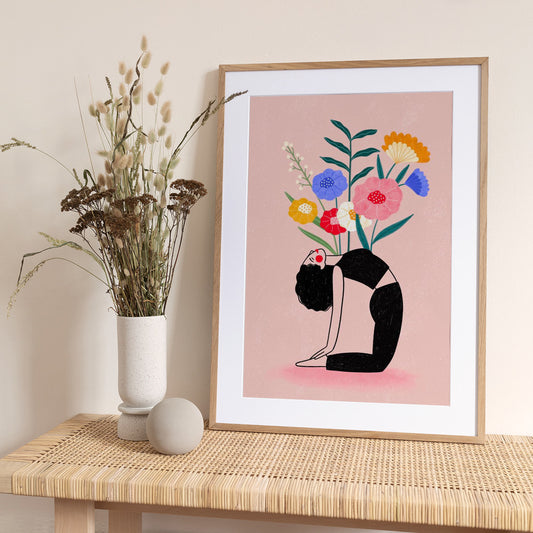 Yoga - Art Print by Bea Müller