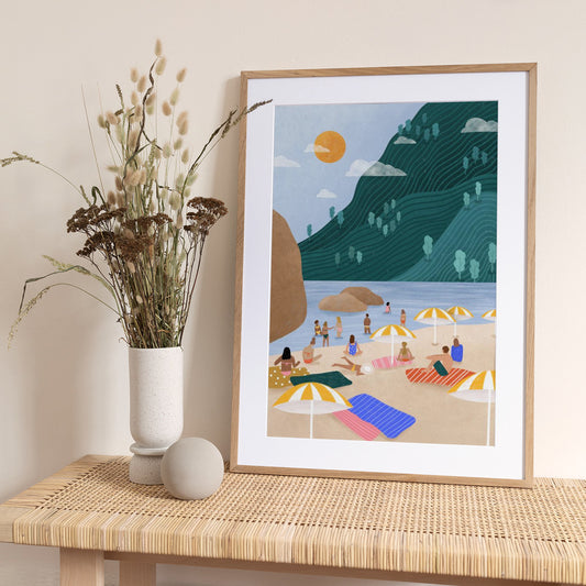 The Holiday - Art Print by Bea Müller