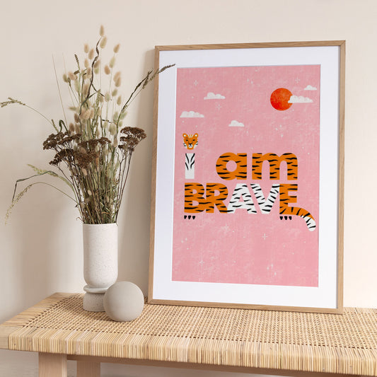 I Am Brave - Art Print by Bea Müller