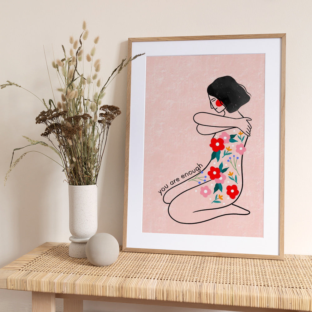 You Are Enough - Art Print by Bea Müller