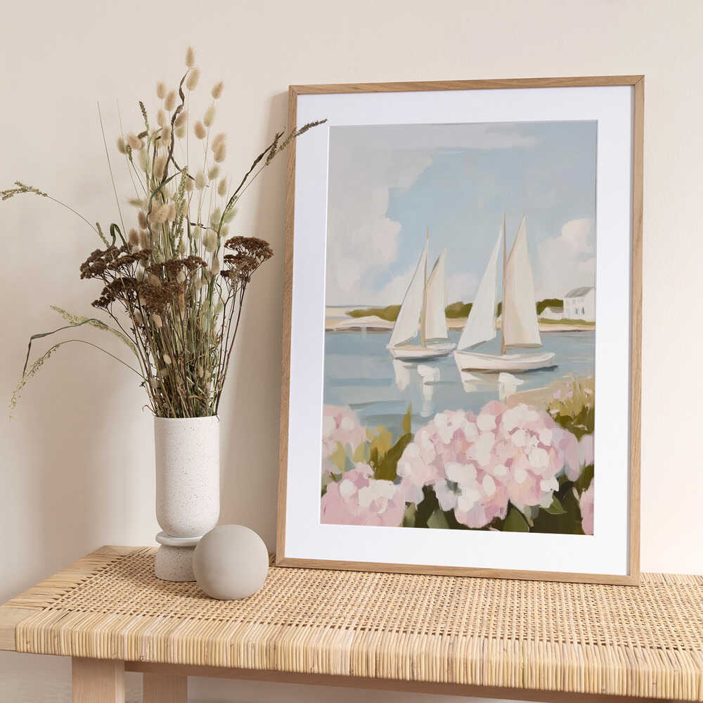 Nantucket Sails - Art Print by Kathrin Pienaar