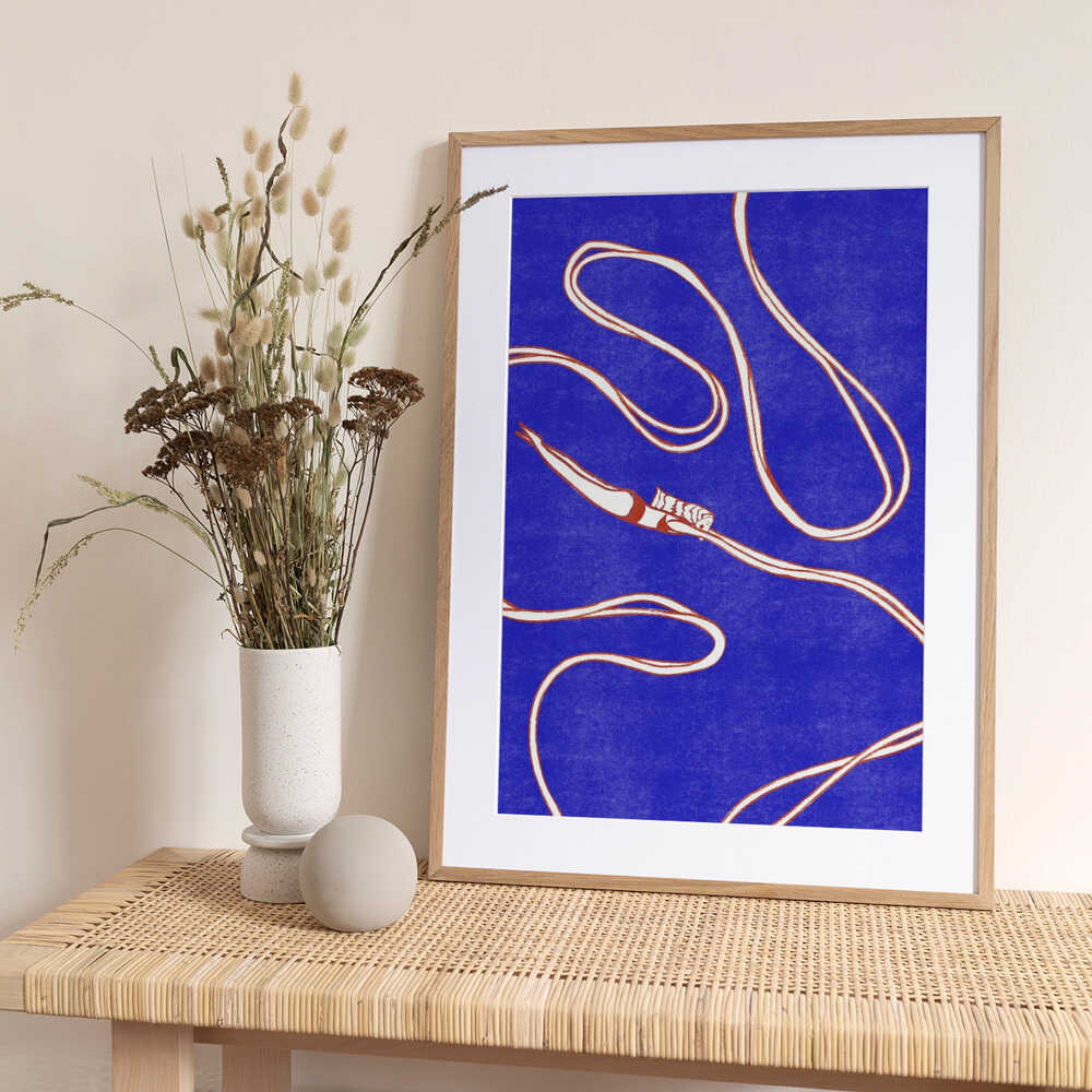 mela long arms - Art Print by Mela Patterns
