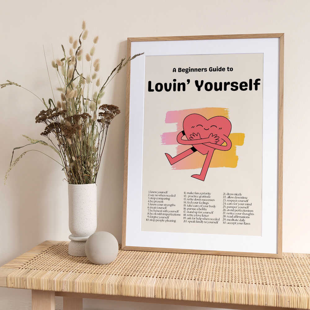 Embrace with Joy - Art Print by Nazma Khokhar