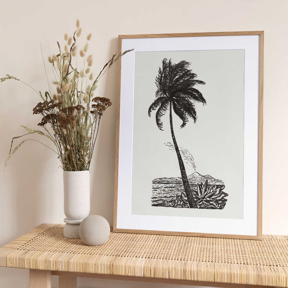 Palm Tree With an Island (ca. 1891–1941) - Art Print by Leo Gestel