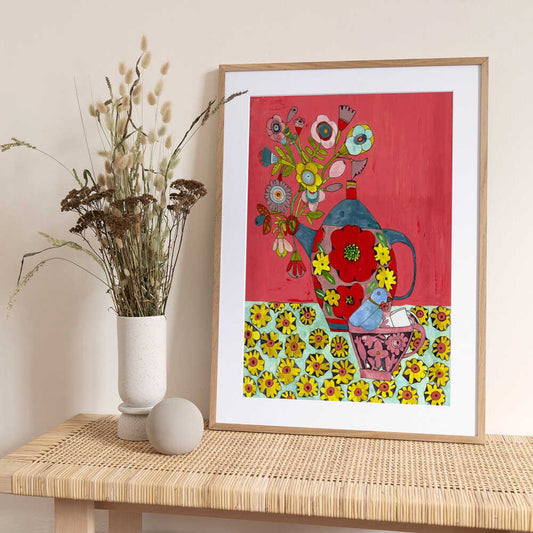 Tea for You and Me - Art Print by Sharon Nullmeyer