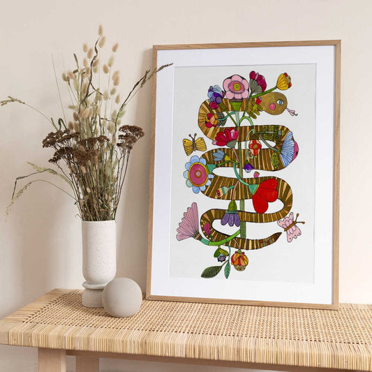 Snake Spirit - Art Print by Sharon Nullmeyer