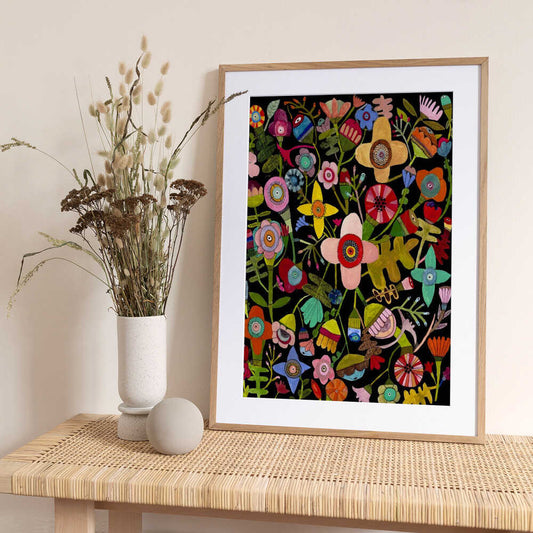 Floral Jungle - Art Print by Sharon Nullmeyer