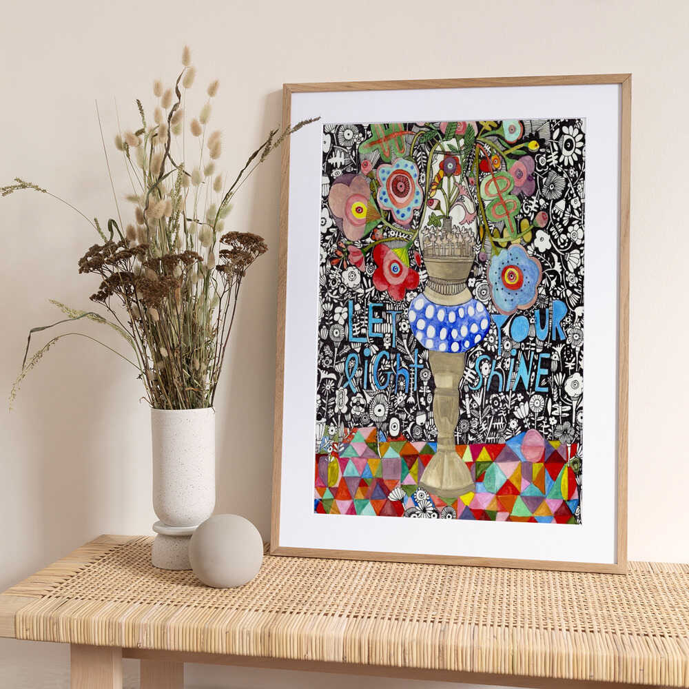 Let Your Light Shine - Art Print by Sharon Nullmeyer