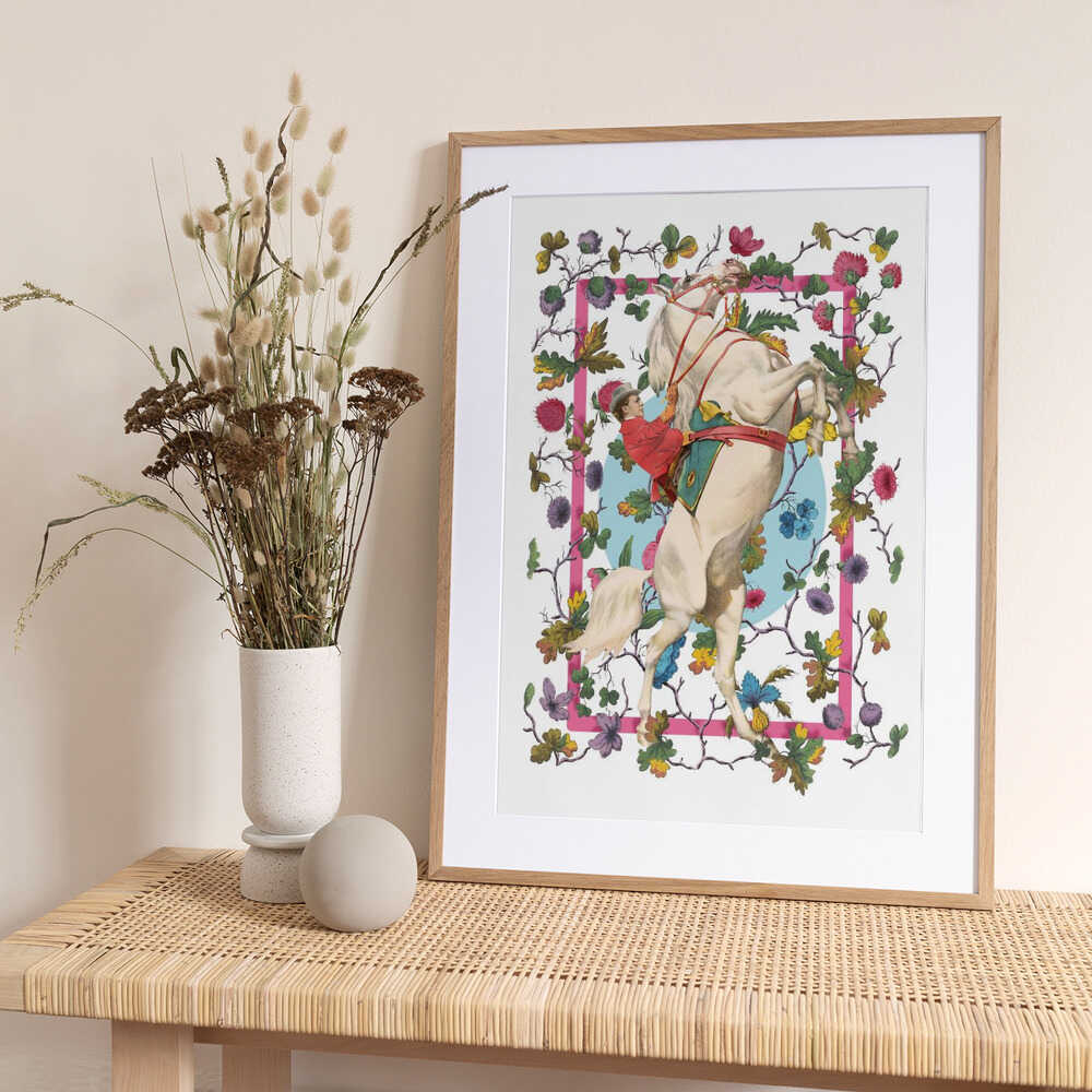 La Cavalière - Art Print by Marja van den Hurk