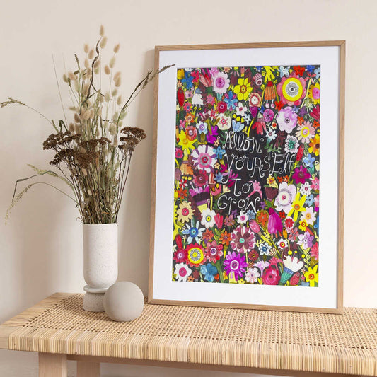 Allow Yourself to Grow - Art Print by Sharon Nullmeyer