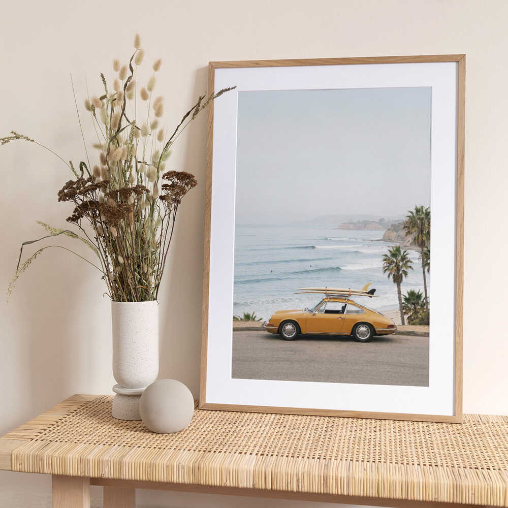 Porsche Coast - Art Print by Kathrin Pienaar
