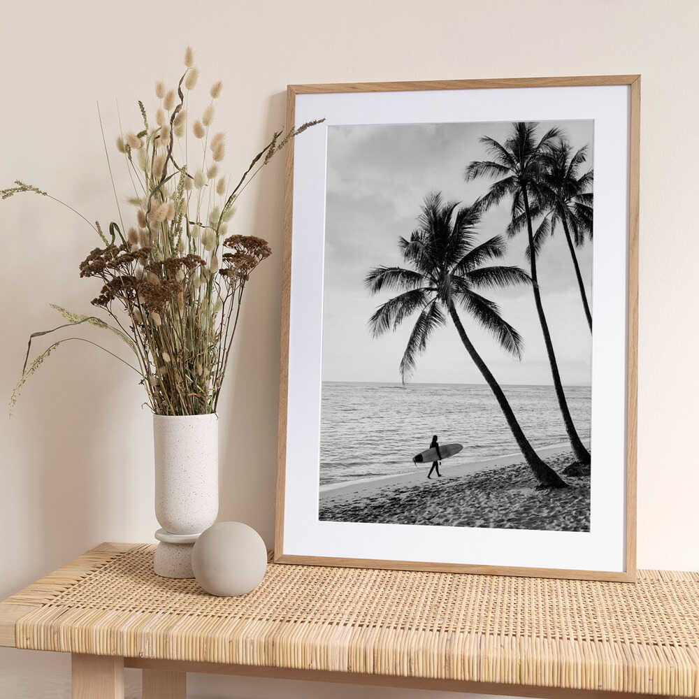 Surfer Walk - Art Print by Kathrin Pienaar