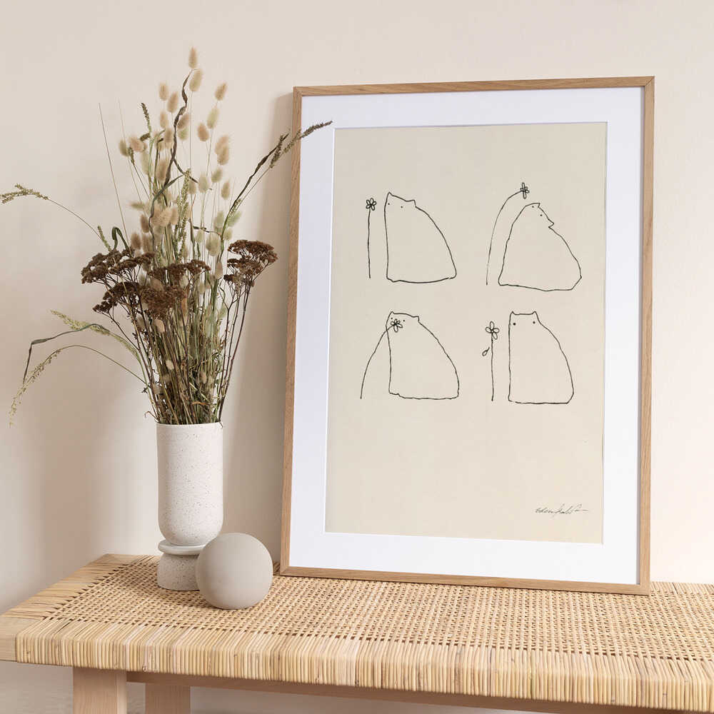 Pollen the Cat - Art Print by EDEN KALIF