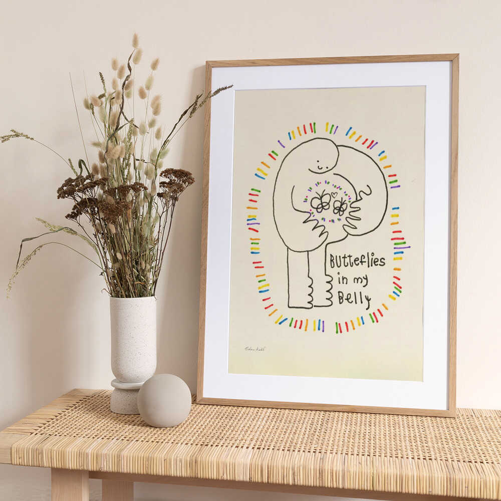 Butterflies - Art Print by EDEN KALIF