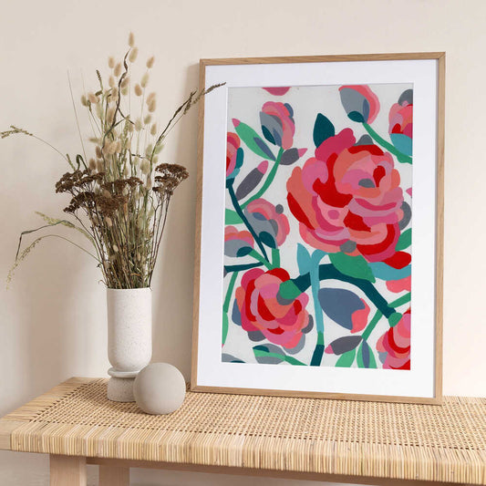 Roses - Art Print by Sharon Nullmeyer