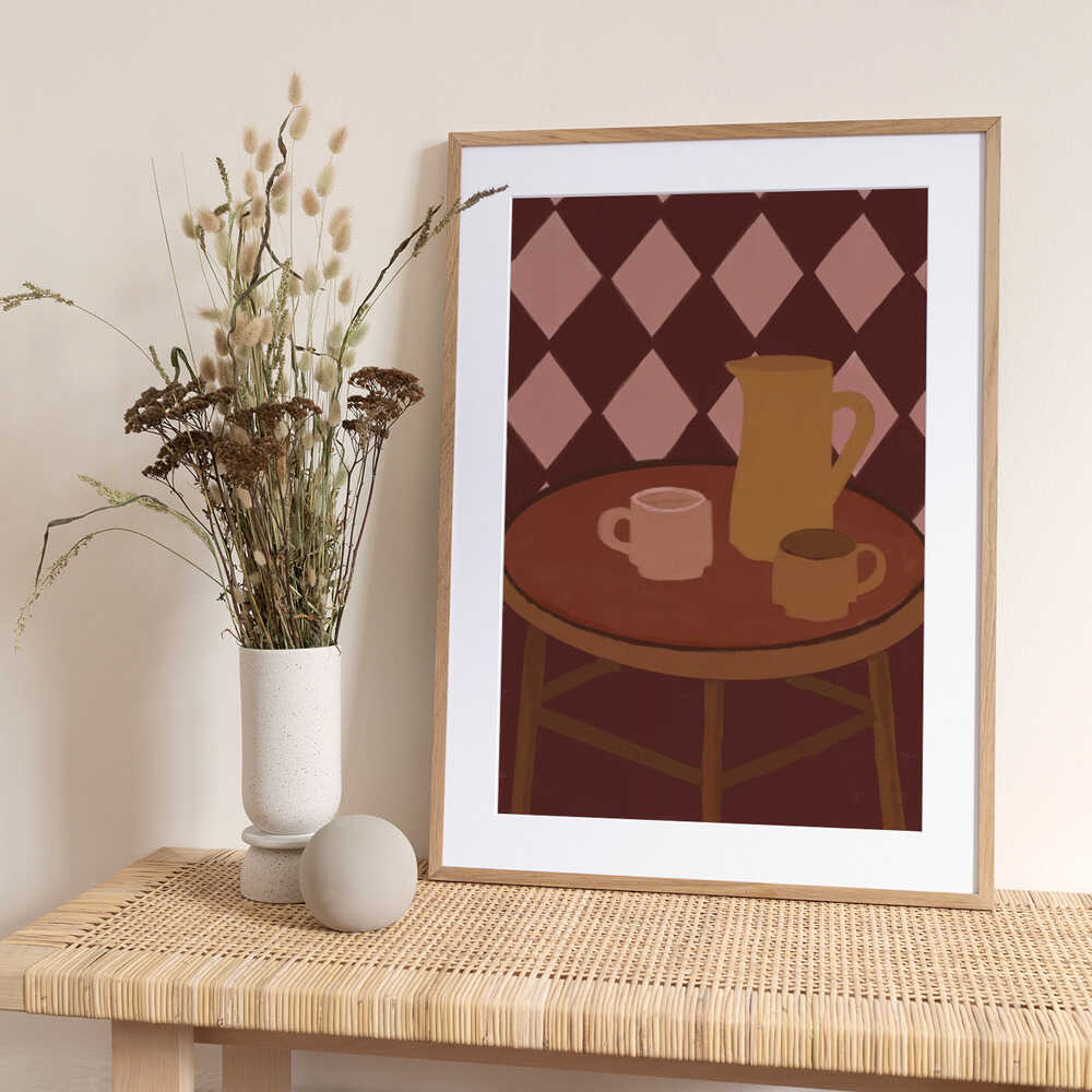 Retro Coffee Time - Art Print by The Art Concept