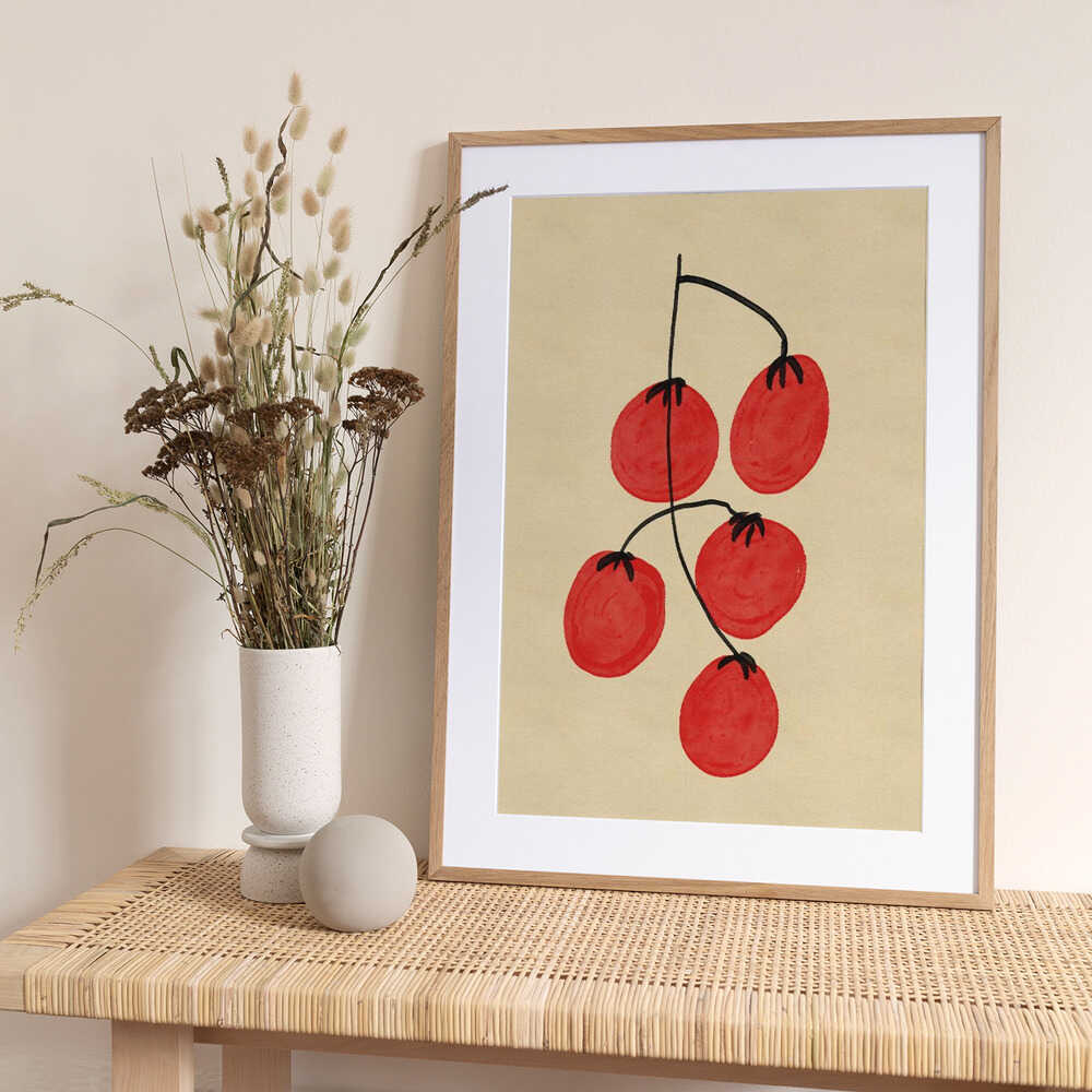 Fresh Red Tomatoes - Art Print by Nicholas
