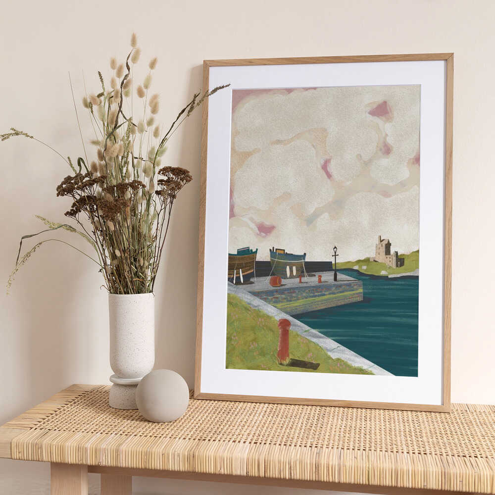 Historic Castle Harbor - Art Print by Charlotte Trudgett
