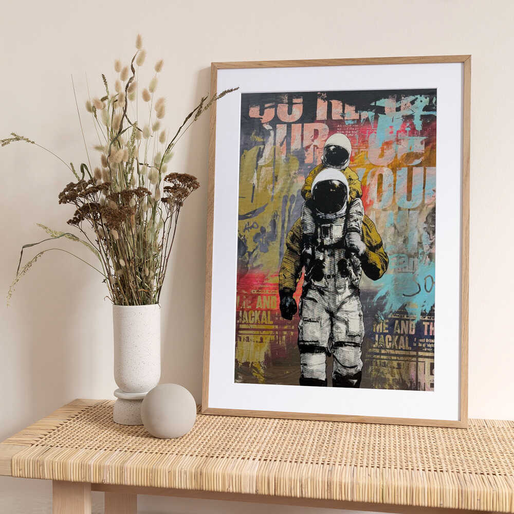 Urban Astronaut Adventures - Art Print by Микола Курилюк