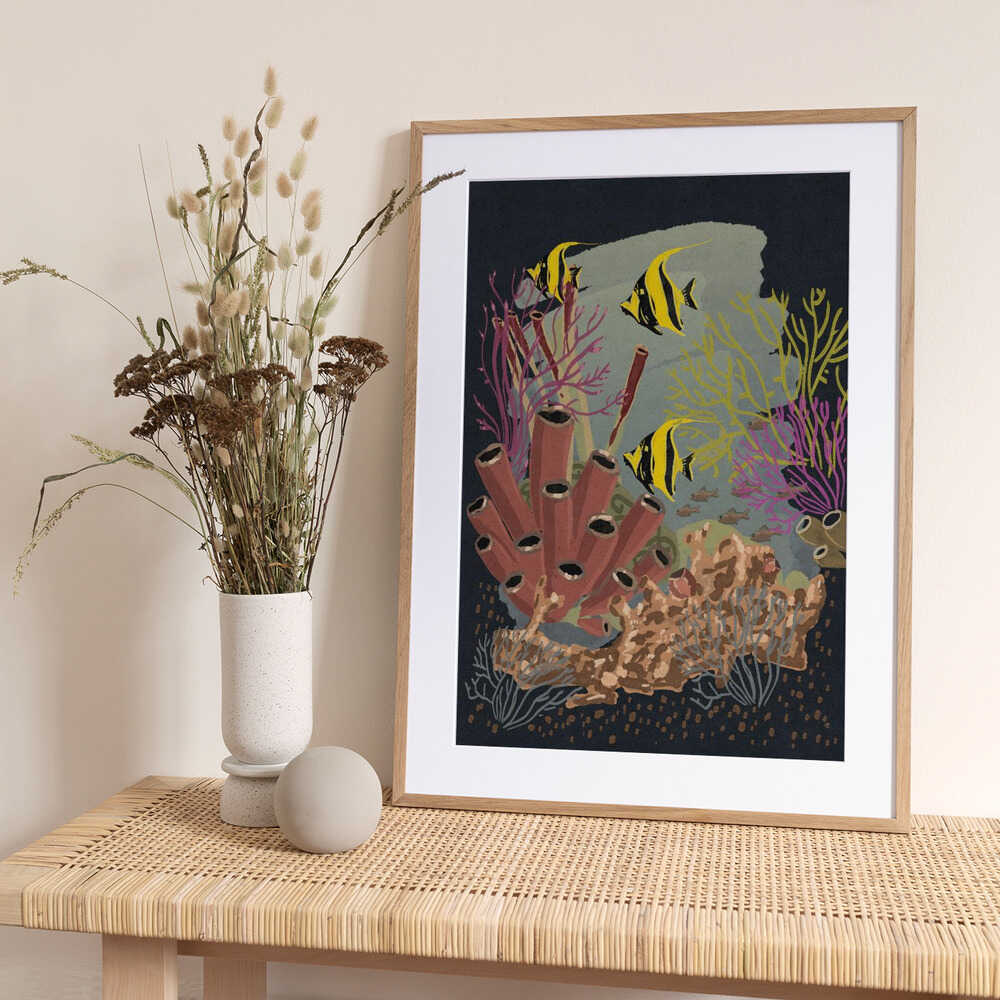 Tropical Reef Life - Art Print by Nicholas