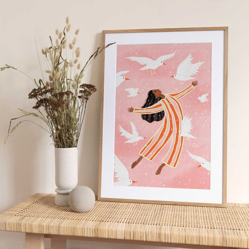 Joyful Liberation - Art Print by Bea Müller