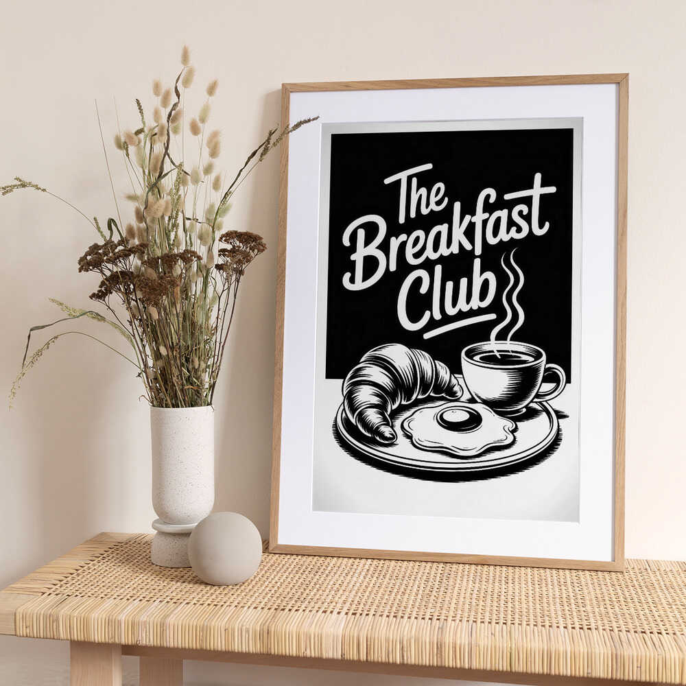 Classic Diner Breakfast - Art Print by Melloi Art Prints