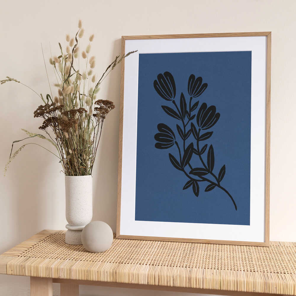 Minimalist Floral Branch - Art Print by Krisztina Jung