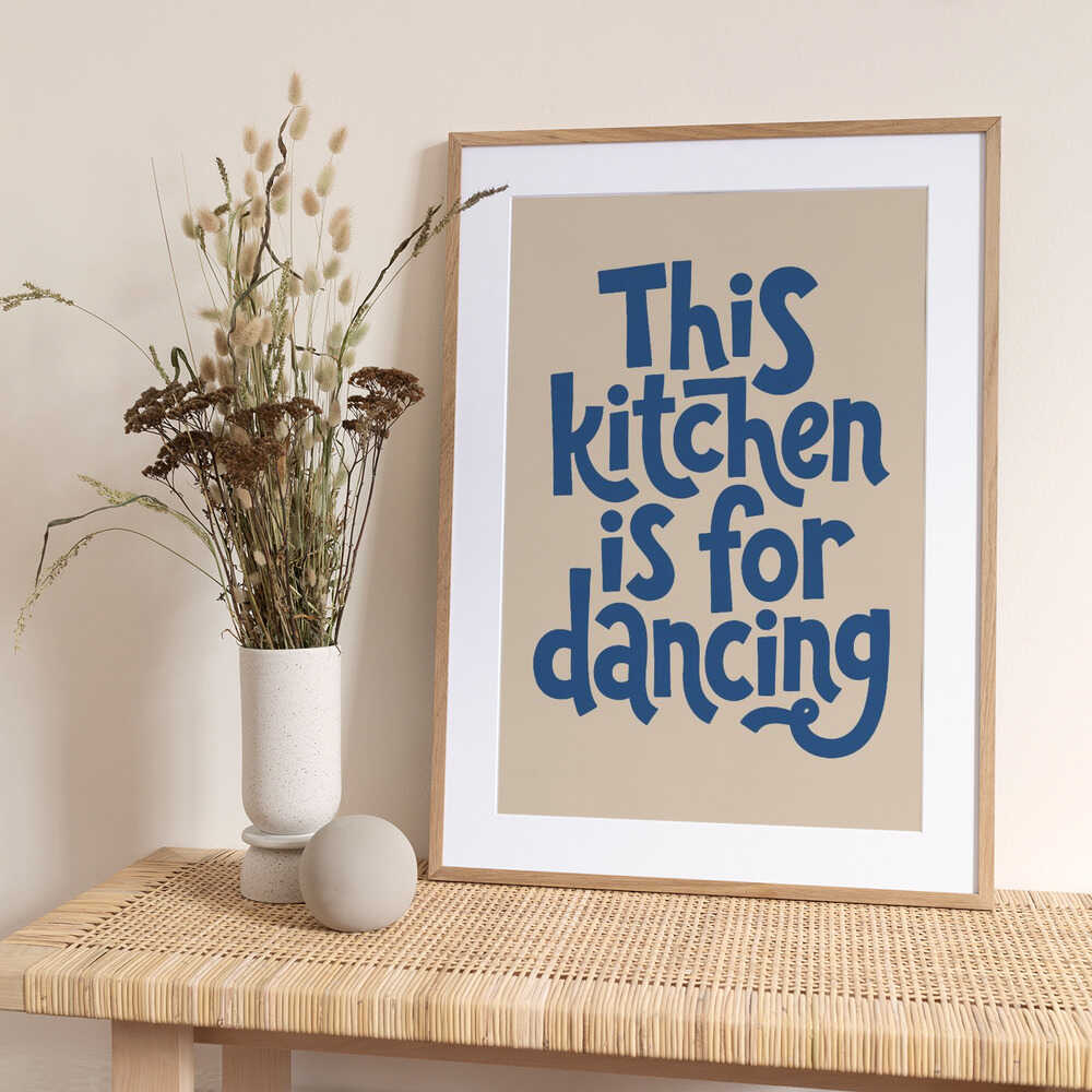 This Kitchen Is For Dancing - Art Print by Melloi Art Prints