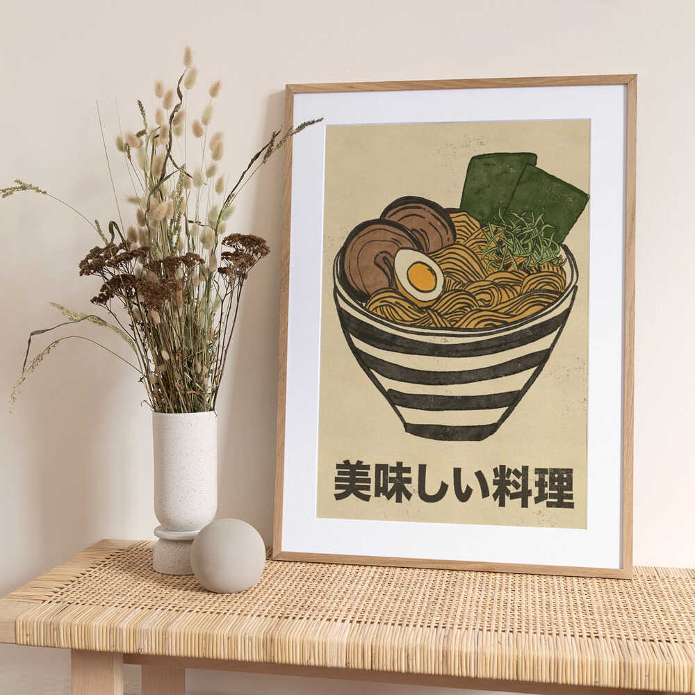 Delicious Japanese Cuisine - Art Print by Nicholas
