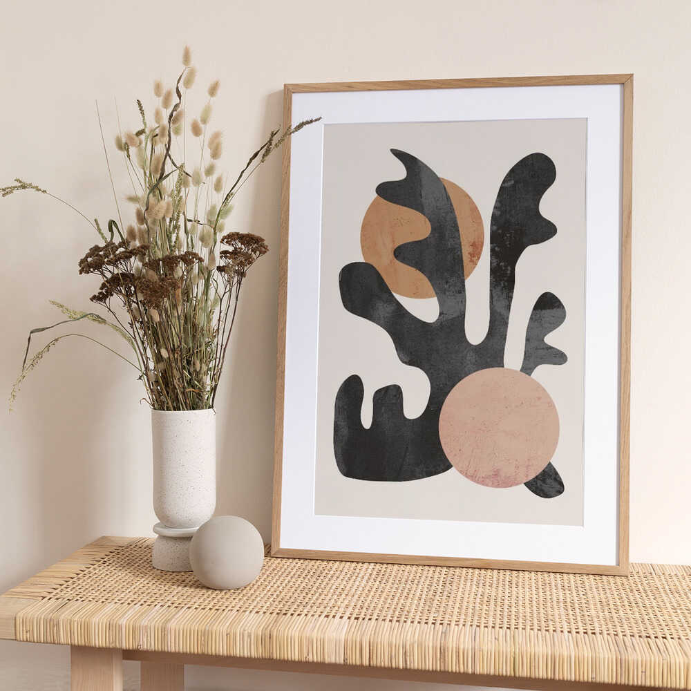 Muted Organic Forms - Art Print by Melloi Art Prints