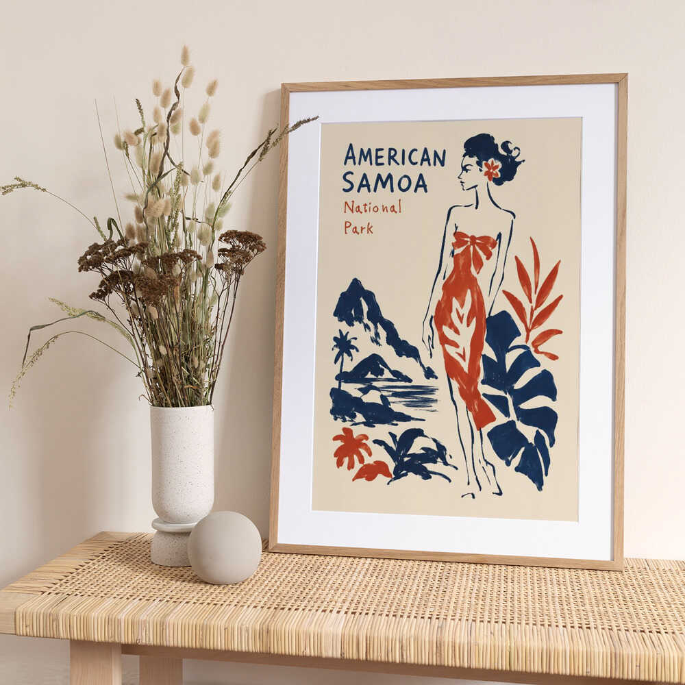 American Samoa Tropical Beauty - Art Print by Patryk Krygowski