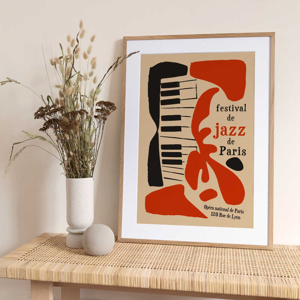 Paris Jazz Festival - Art Print by Patryk Krygowski