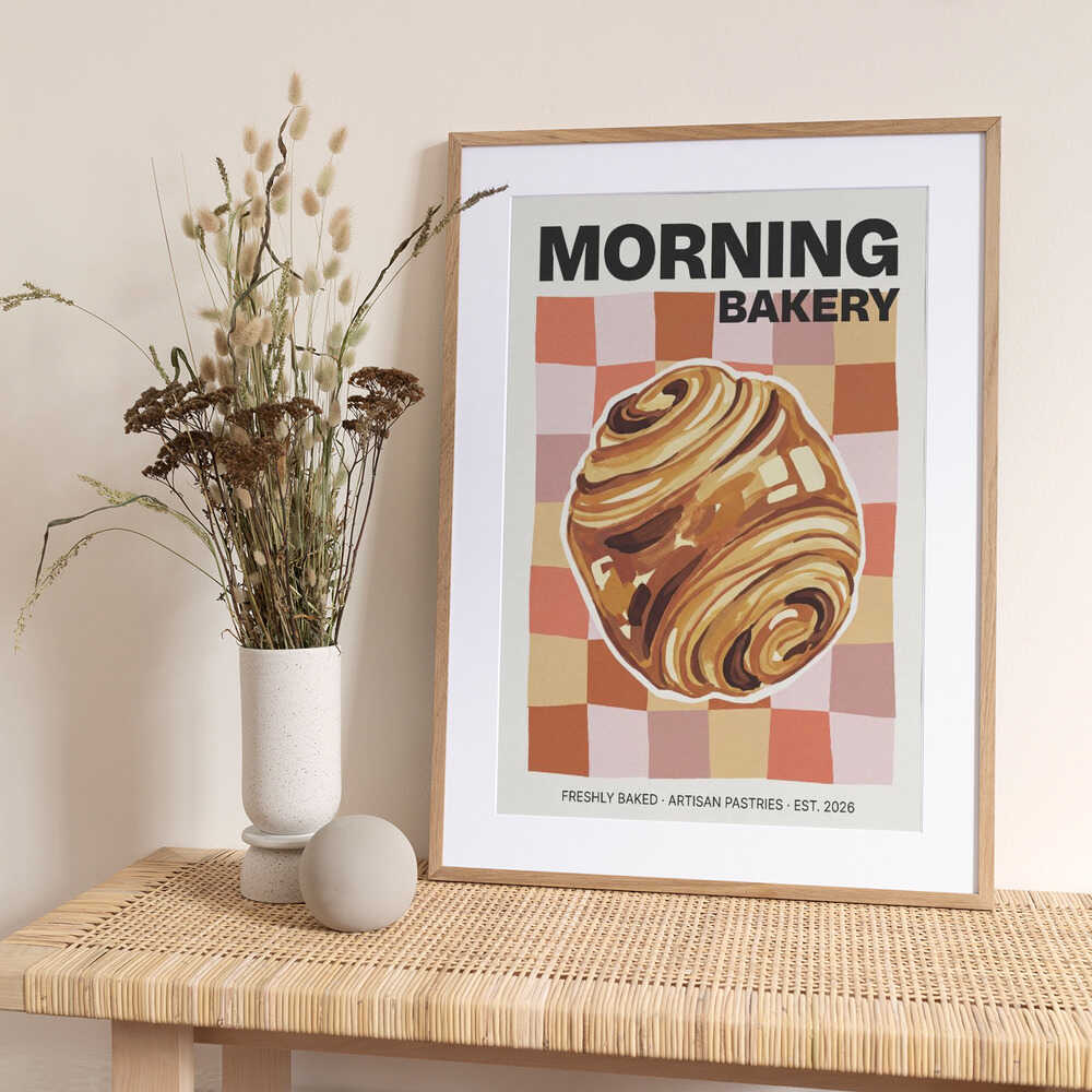 Morning Bakery Pastry - Art Print by Andreas Magnusson