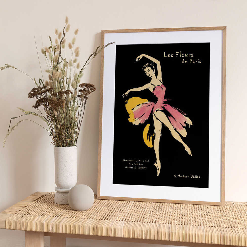 Graceful Paris Ballerina - Art Print by Patryk Krygowski