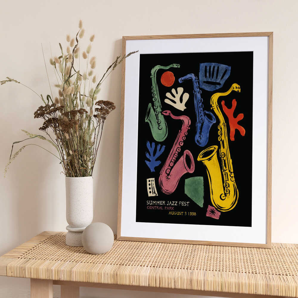Colorful Summer Jazz Fest - Art Print by Patryk Krygowski