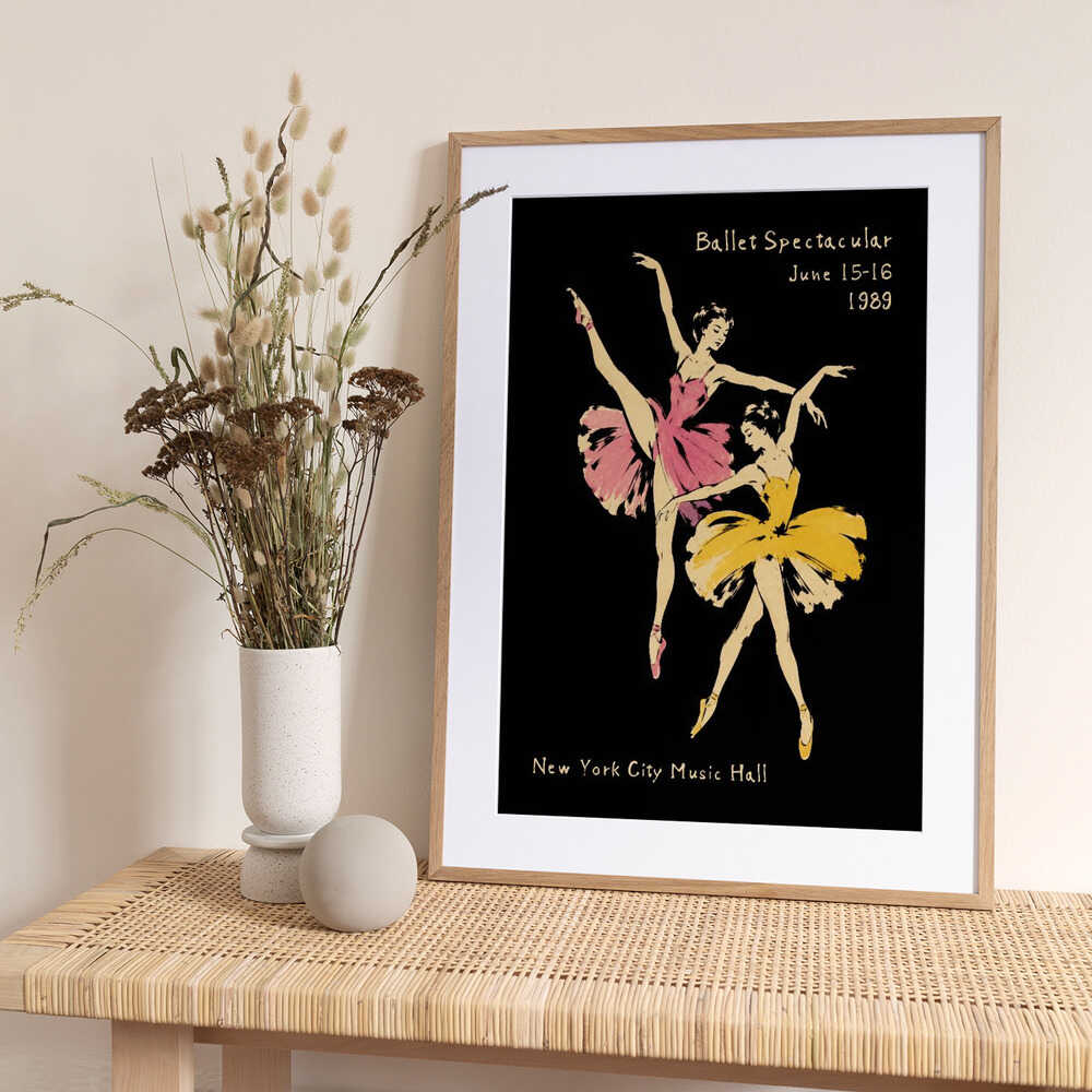 Elegant Ballet Dancers - Art Print by Patryk Krygowski