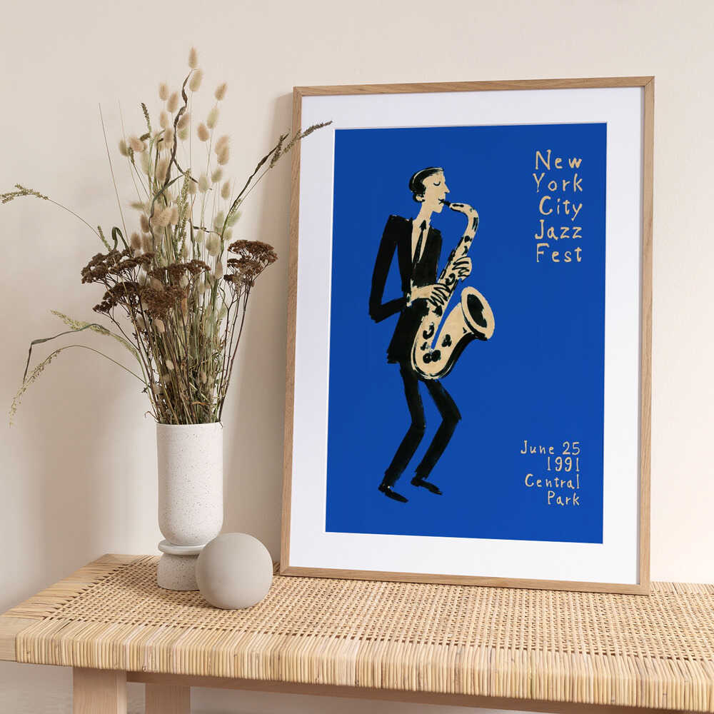 New York Jazz Festival - Art Print by Patryk Krygowski
