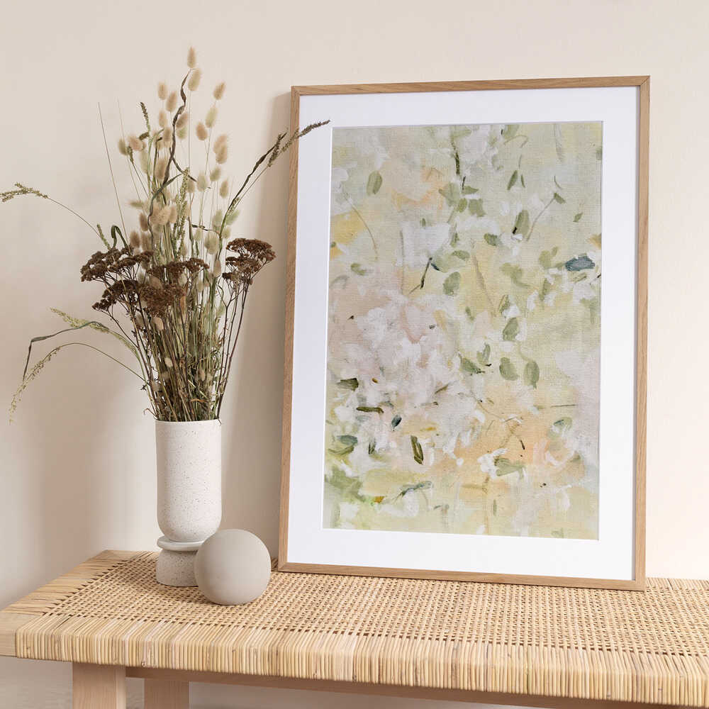 Soft Floral Impression - Art Print by Arohika Verma