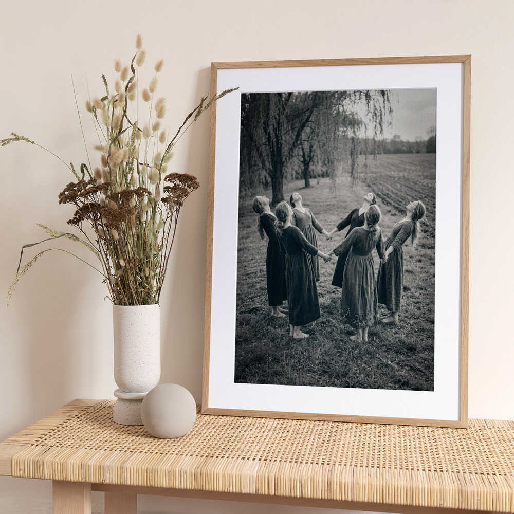 Serene Sisterhood Circle - Art Print by Andreas Magnusson