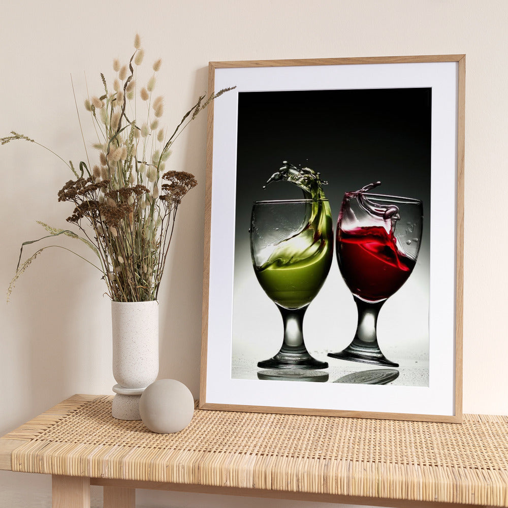 Glass dance - Art Print by Albert Lukman