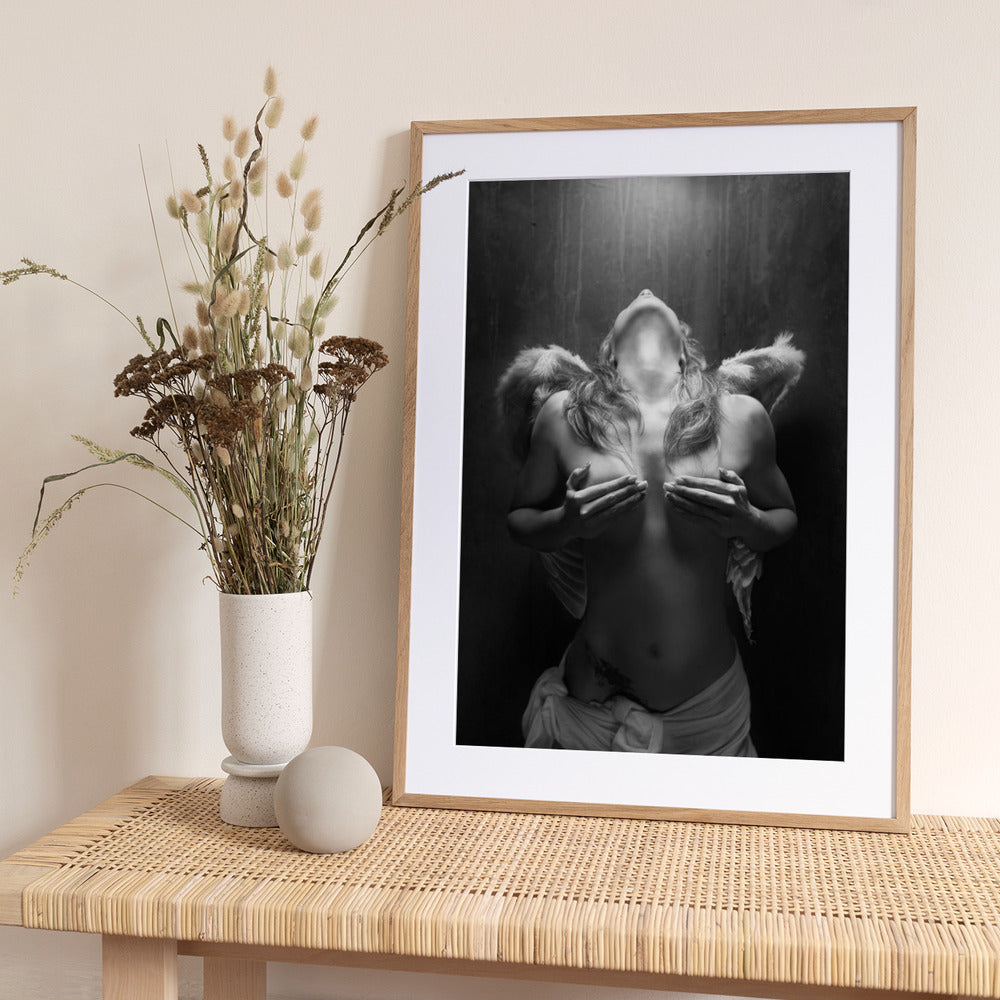 Fallen angel - Art Print by Petar Lupic