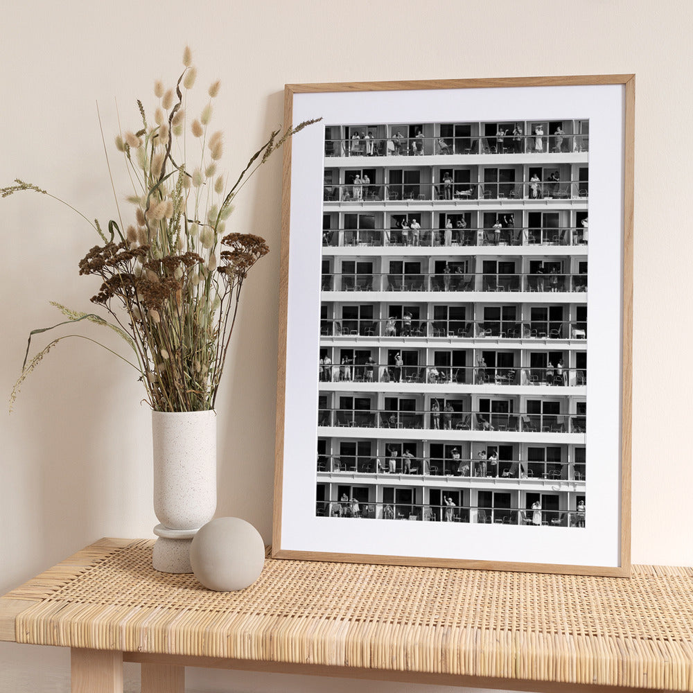 Mass Tourism - Art Print by Franz Baumann