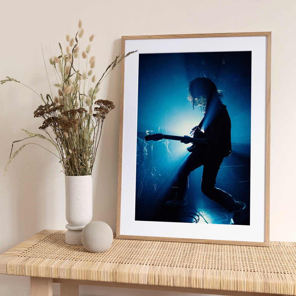 Blue ray - Photo Art Print by Kenji Nakamatsu