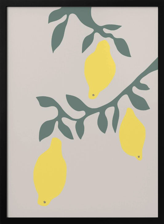 Lemons - Art Print by Pictufy Studio II