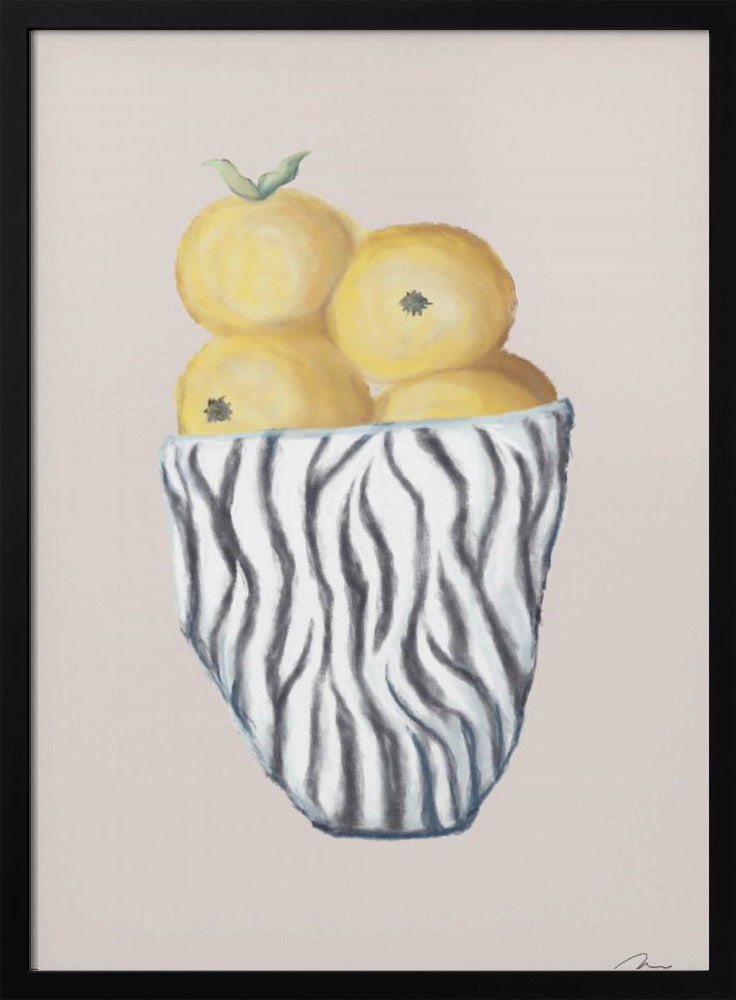 Zebra Bowl - Art Print by Pictufy Studio II