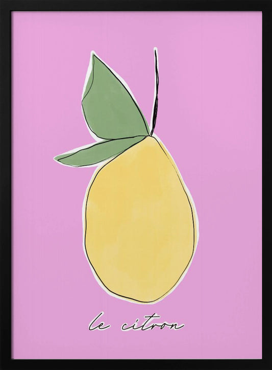 Citrus Delight - Art Print by uplusmestudio