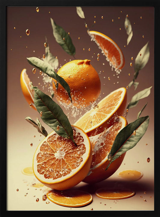 Citrus Symphony - Art Print by Treechild