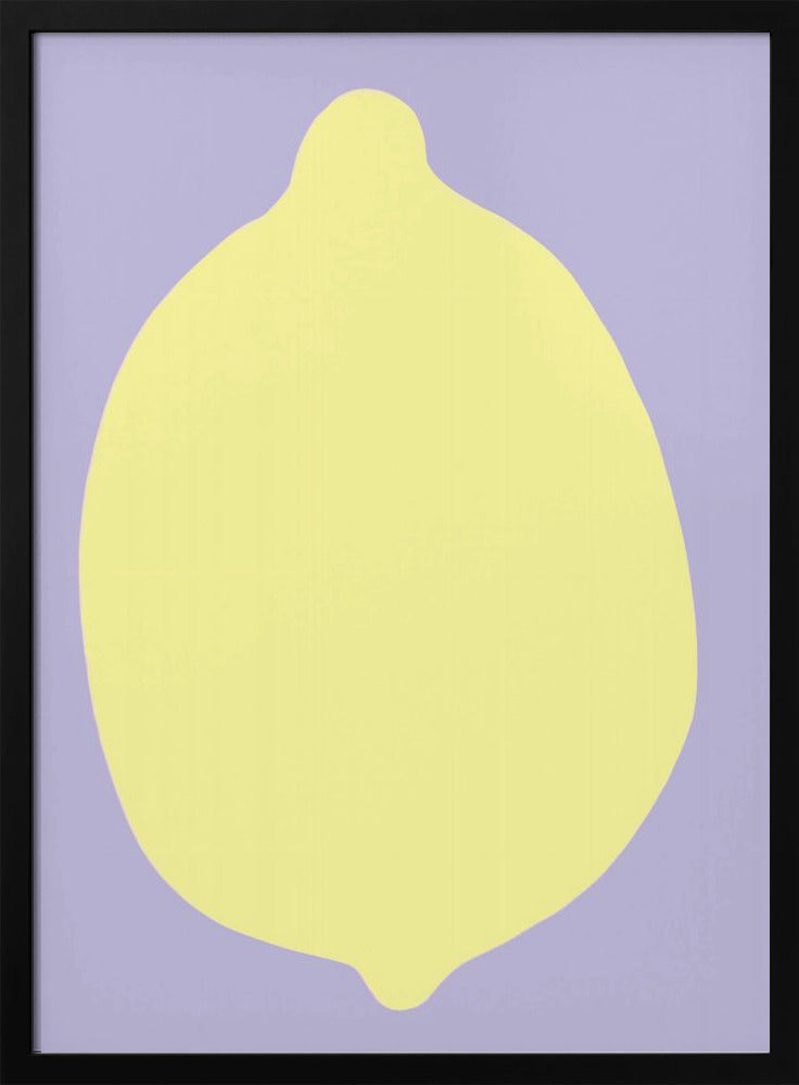 Lemon on Lavender - Art Print by Athene Fritsch