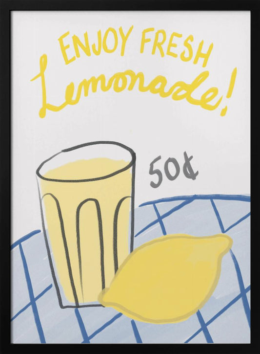 Refreshing Sip Deal - Art Print by Athene Fritsch