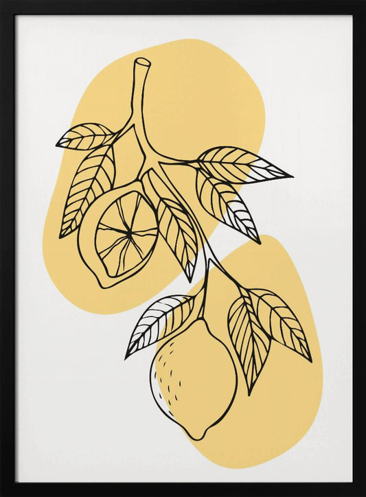 Boho Fruits #2 - Art Print by jay stanley